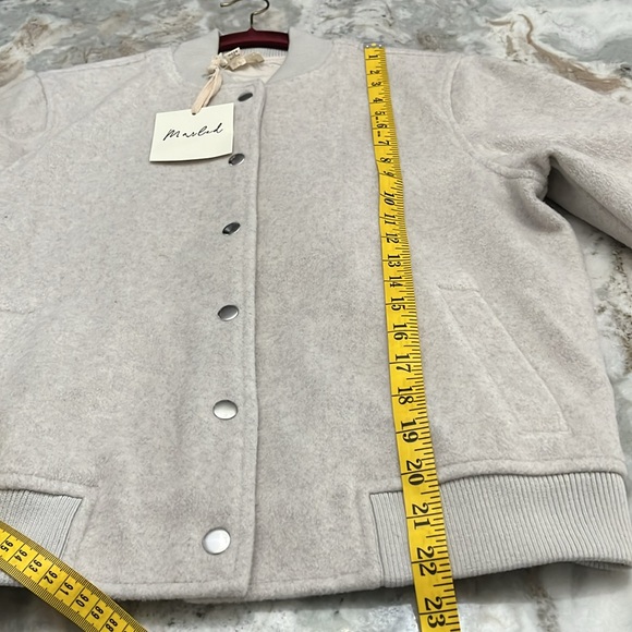 Marled Bomber Jacket size S - Picture 6 of 8